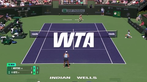 Keys keeps winning run going after Indian Wells three-setter