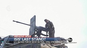 13K views · 65 reactions | ISIS’ LAST STAND? The final push against ISIS by U.S.-backed Kurdish forces is under way in Syria, with enemy territory shrinking but fresh evidence the terror threat is far from over. James Longman ABC reports from inside Syria. https://abcn.ws/2WYtcKv | ABC World News Tonight with David Muir | Facebook
