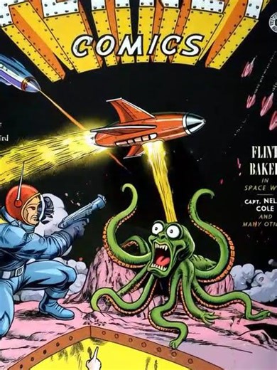 Planet Comics No3 Vintage Sci-Fi Comic