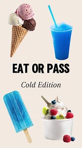 Eat or Pass Cold Edition #foodtok #eatorpass #fyp #quiz | this or that food edition
