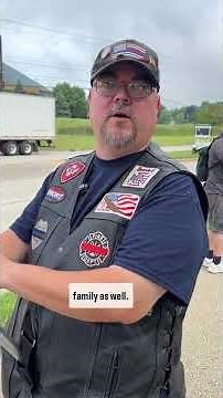 Showing Support For Fallen Officer