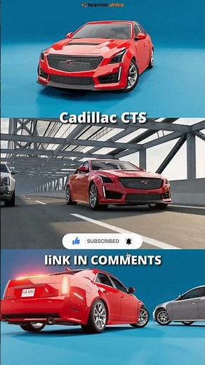 BeamNG.drive Cadillac CTS Test #beamngdrive #cadillac #realistic