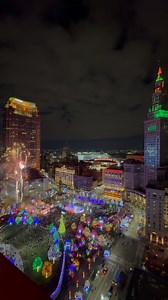 Tonight’s Tree Lighting Fireworks in Cleveland, Ohio | Gabe Wasylko Photography