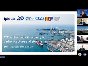 Webinar on CO2-enhanced oil recovery to carbon capture and storage