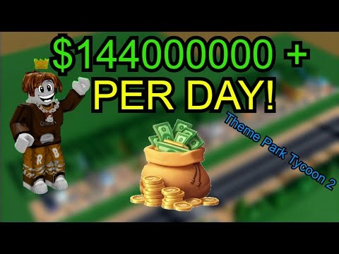 BEST Money farm for Beginners in Theme Park Tycoon 2