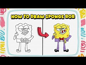 How to Draw SpongeBob SquarePants – Cartoon Character Drawing