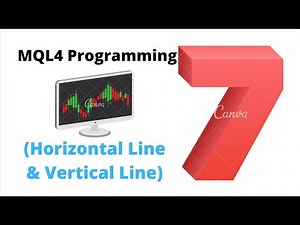 draw horizontal line and vertical line in mql4 programming for MT4