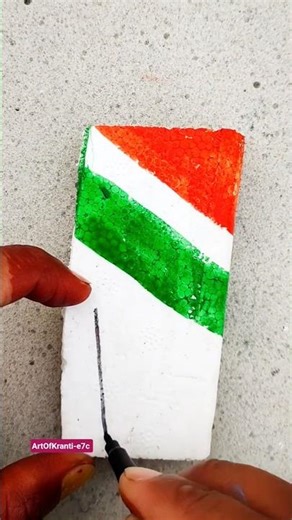 Independence day drawing on tharmacol || national flag drawing #shorts #viral #trending #art