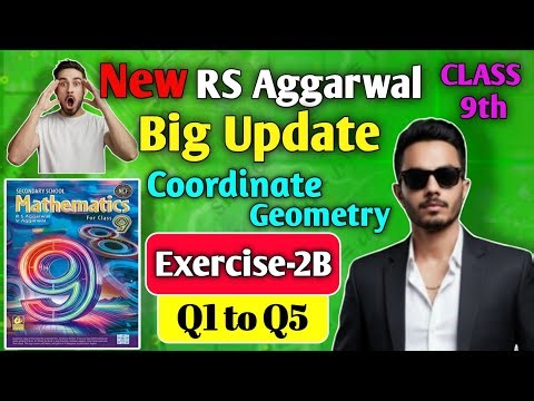 Ex-1B, Q1 to Q5 | RS aggarwal class9 | coordinate geometry #OmStudy1 #cbse #math