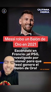 1.5K views · 66 reactions | Las PRUEBAS de que Messi no robo el BDO 2021 #messi #lionelmessi #balondeoro #psg #cristianoronaldo #realmadrid | Crackbol | Facebook