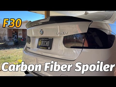 Carbon Fiber Spoiler For The BMW 328i (F30)