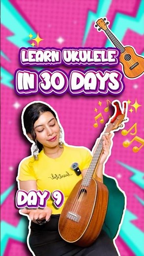 Learn Ukulele Easy | 30 Days Ukulele Challenge Day 9 | Ukulele for Beginners 🎸 #shorts