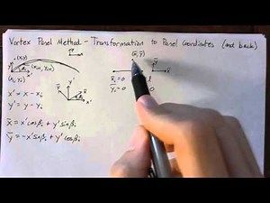 Vortex Panel Method - Transformation to Panel Coordinates