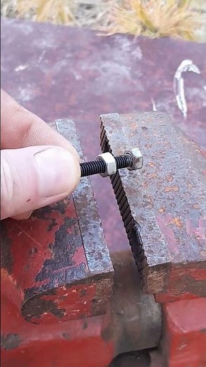 Easy Way To Straighten a Bent Bolt