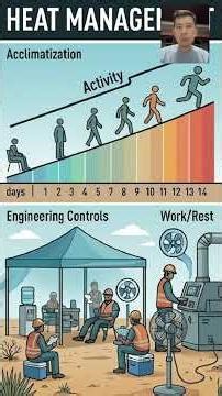 Preventive measures for heat or cold stress at work