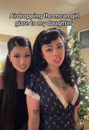 The apple is still on the tree! Represent! @priscila 🫧 #motherdaughter #momsoftiktok #genetics #attitude #fypシ