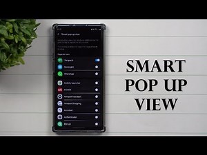 Message Bubbles - Samsung's Smart Pop Up View