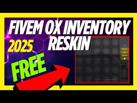 FiveM So Installierst du Ox Inventory Reskin für ESX und QBCORE | FREE