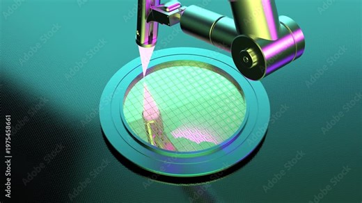 3d rendering EUV lithography systems for semiconductor manufacturing 4k footage