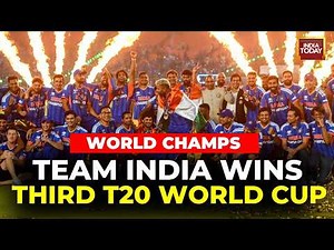 India Retain T20 World Cup Title, Beat New Zealand; Samson Scores 89, Bumrah Shines