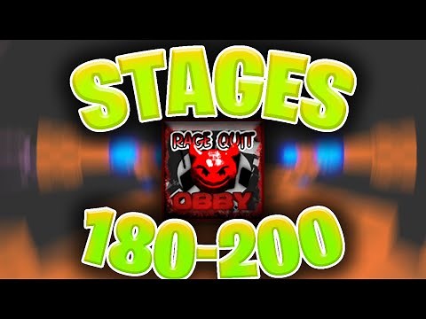 The RAGE QUIT OBBY Tutorial (Stages 180-200)