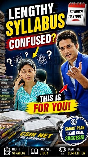 Lengthy Syllabus - Target CSIR DBT NET JRF DEC 2026 - What to Do? Strategy by IFAS