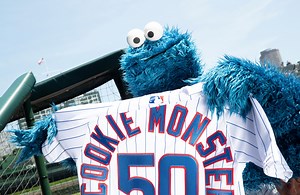We no have Monday blues because we have Cookie Monster. | Chicago Cubs