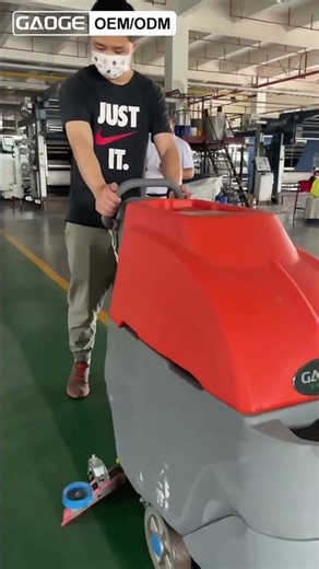Floor Scrubber in Action | Fast & Efficient Factory Cleaning#cleaningmachine#floorscrubber#cleaning