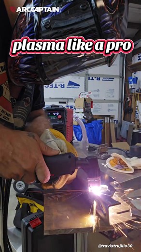 19K views · 54 reactions | Struggling with thick steel plates? The CUT55 Pro Pilot Arc handles up to 3/4"with ease. No gas bottles, no hassle — just need an an air compressor, plug in and cut. ⚡ Limited-time: $269.99 | Save $100 | 72 hours only! | Arccaptain | Facebook