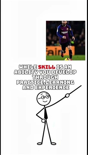 3 Differences Everyone Gets Wrong 🤯 | Skill Vs Talent #shorts