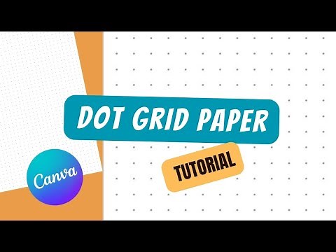 Dot Paper Canva Tutorial, Super Easy