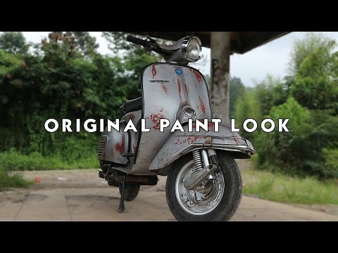 Making Vespa Patina