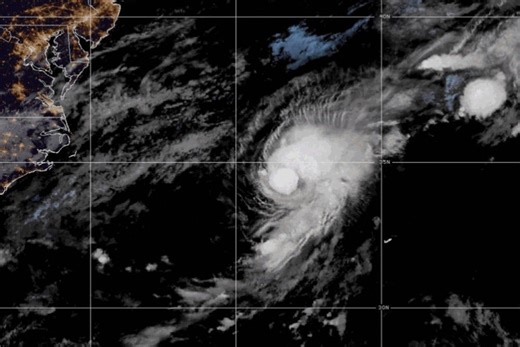 Tropical Storm Henriette forms in the Pacific as Storm Dexter moves on
