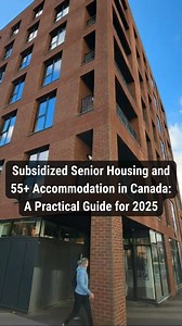 23K views · 227 reactions | Looking for supportive, affordable options for older adults in Canada?  Read more about subsidized senior housing and 55+ accommodation in canada: a practical guide for 2025. | Upcoming Solutions | Facebook