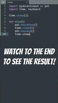 Minecraft AFK-bot with Python! #programming #python #coding #tutorial #minecraft