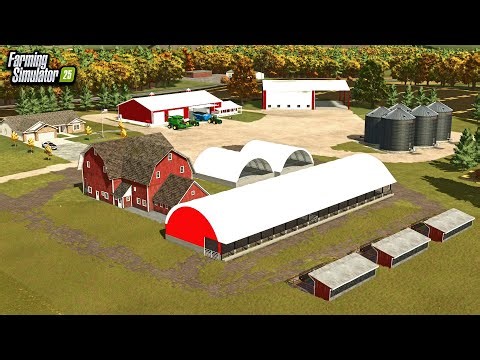 BUILDING AN AMERICAN FARMING FROM SCRATCH! | FS25