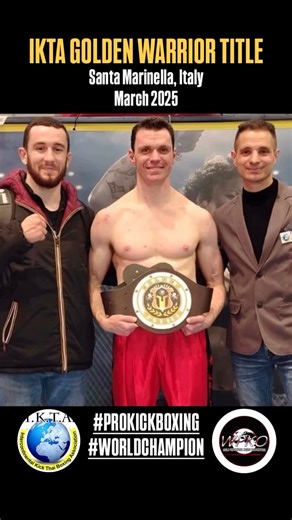 IKTA Golden Warrior Title Fight in Santa Marinella, Italy in March of this year. It had been a dream of mine over the years to headline the Golden Warrior event, being the Massimo Brizi fan that I am, and this win served as great preparation for my WPKO World Title win three months later in June! Check out my book Full Contact Kickboxing: A Complete Guide To Training And Strategies to find out how I prepare for my fights. Available from all major retailers, including amazon.com: https://a.co/d/e