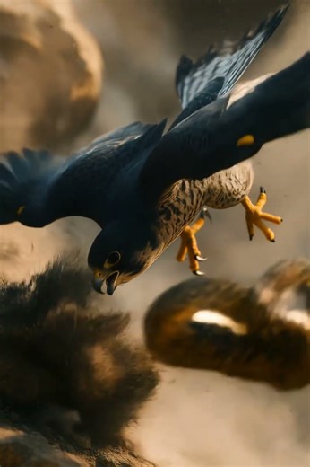 “Snake Tried an Ambush — Falcon Ended It in One Strike!”