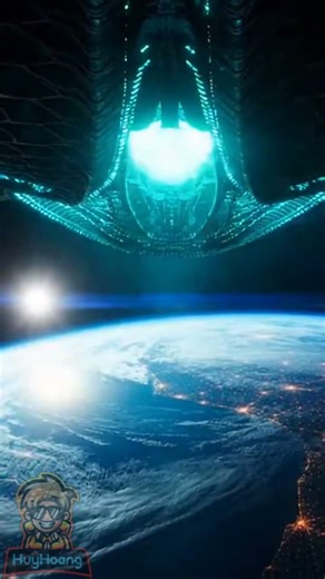 #AlienInvasion #MothershipAttack #EarthUnderFire #SciFiApocalypse #GiantUFO #PlanetAssault #CyanBeam