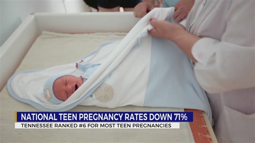 National teen pregnancy rates down 7%