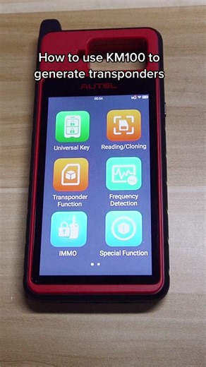 Generate transponder #autel #autelmaxisys #auteldiag #auteltool #km100 #diagnosis #generation #fy