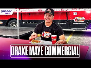 Watch DRAKE MAYE behind-the-scenes of his Raising Canes COMMERCIAL shoot | Yahoo Sports