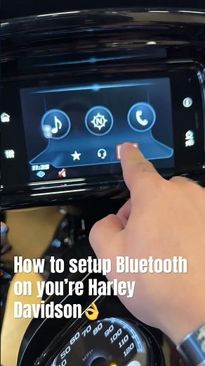 How to set up your Bluetooth on your Harley Davidson👍🏻 #nicktheharleyguy #harleydavidson #fyp