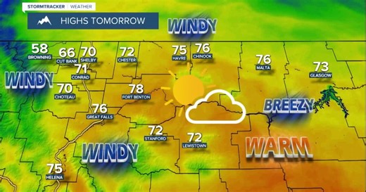 Windy and warm for the first day of spring