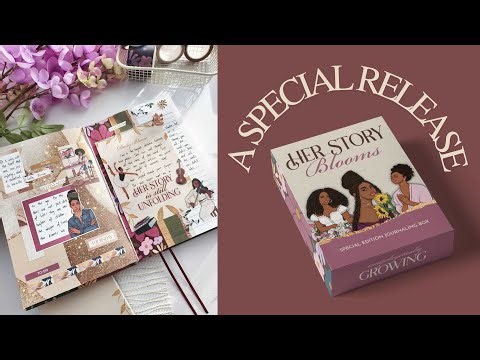 A Journaling Box Celebrating Black Women’s Stories | Her Story Blooms Unboxing