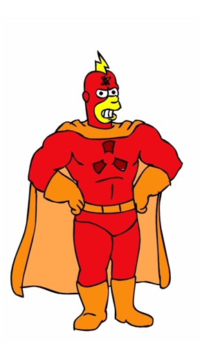 🎨 Drawing Radioactive Man 💥 | The Simpsons Style #Shorts
