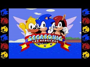 Volcanic Vault & Landslide Limbo "Run, Run, Run!" - SegaSonic The Hedgehog