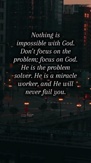 Nothing Is Impossible With God 🙏