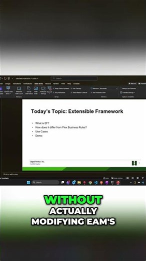 Extensible Framework (EF) Explained: EAM vs. Flex Business Rules #shorts