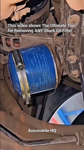 The ULTIMATE Stuck Oil Filter Hack! 🔧 #carhacks
